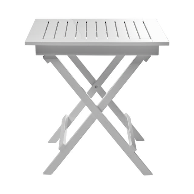 York Folding Table - White