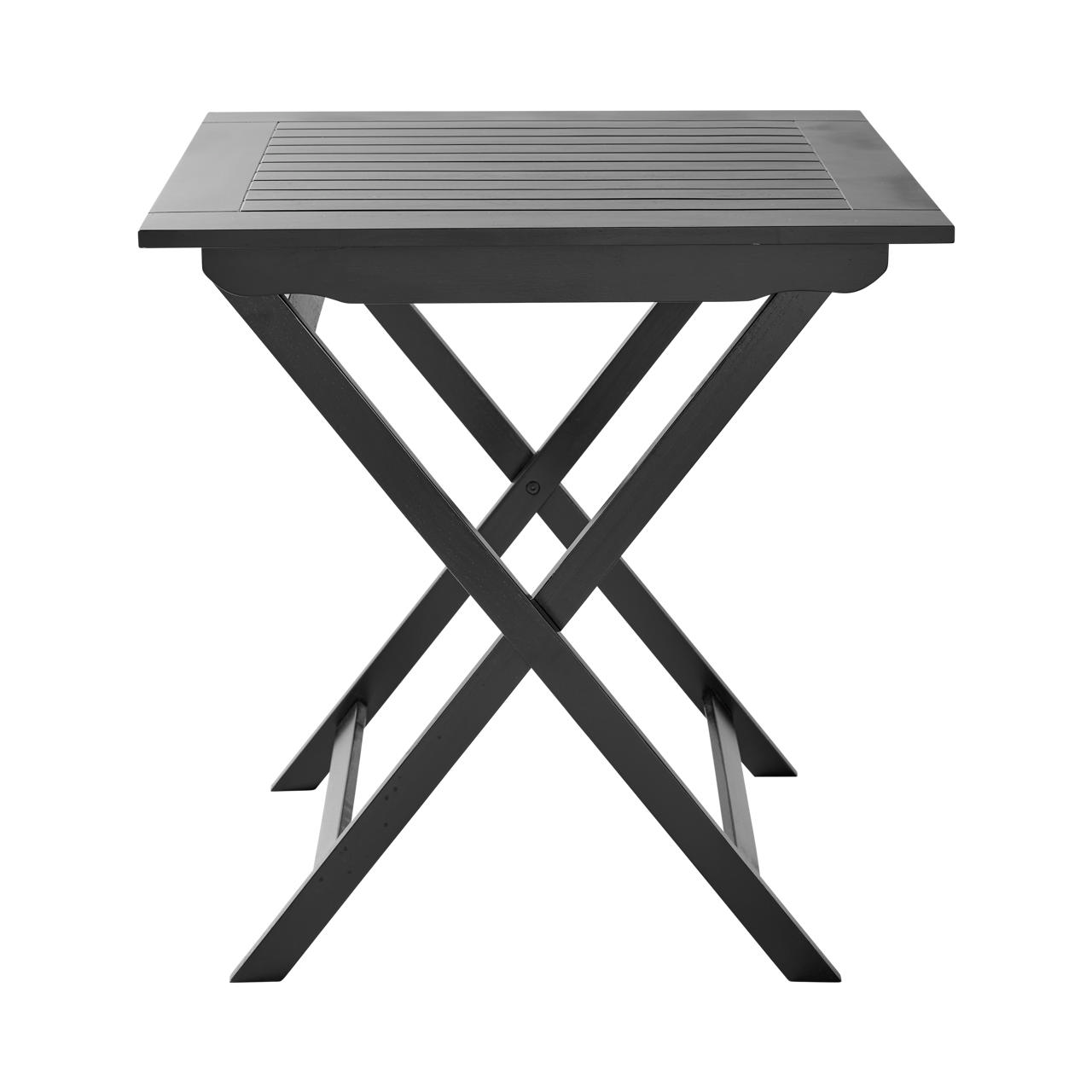 York Folding Table - Black