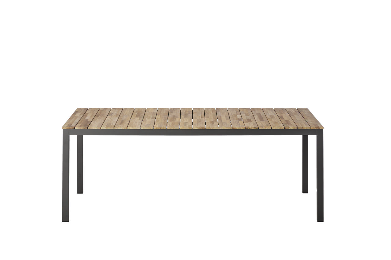 Tabula table, 209x100, anthracite/lam.teak