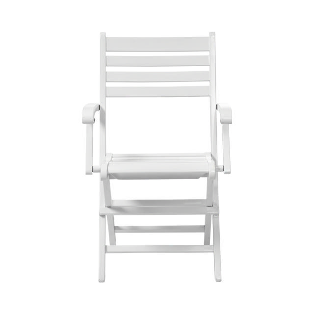 York Folding Chair - White