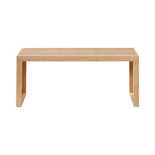 Rib Three-Seater Bench - Bamboo