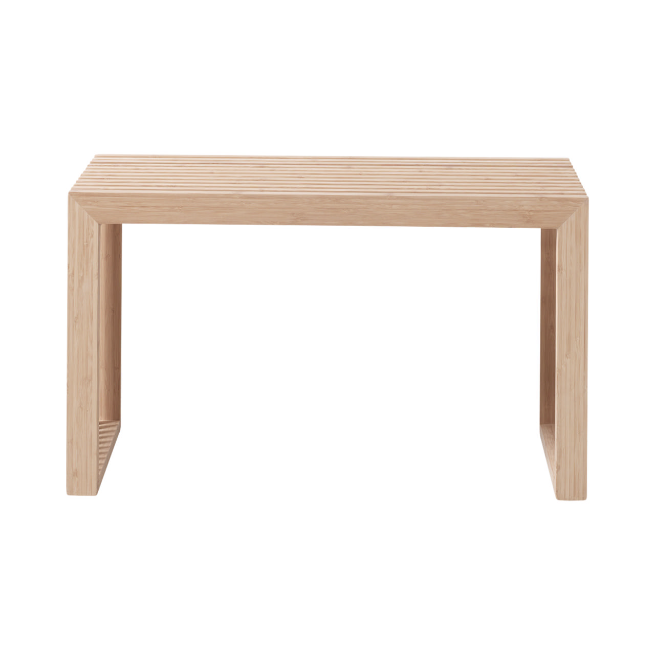 Rib Two-Seater Bench - Bamboo