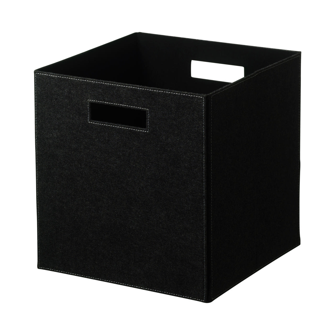 Shelf box, black felt