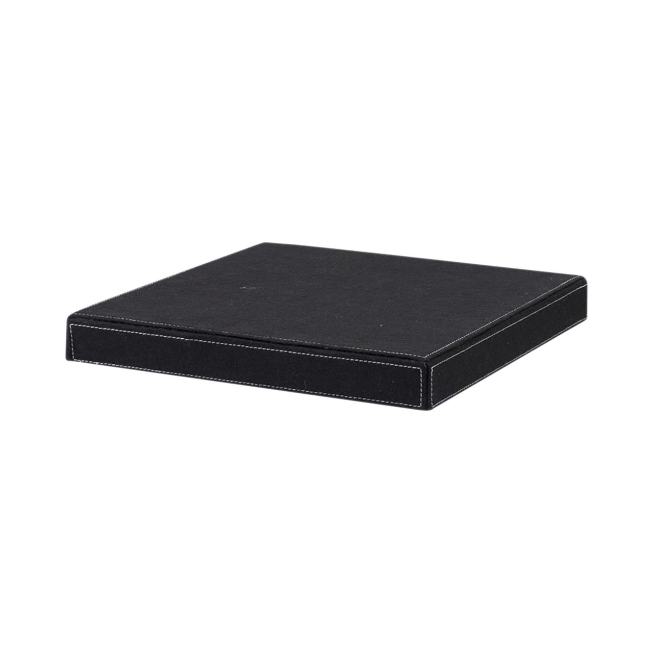 Lid for shelf box, black felt