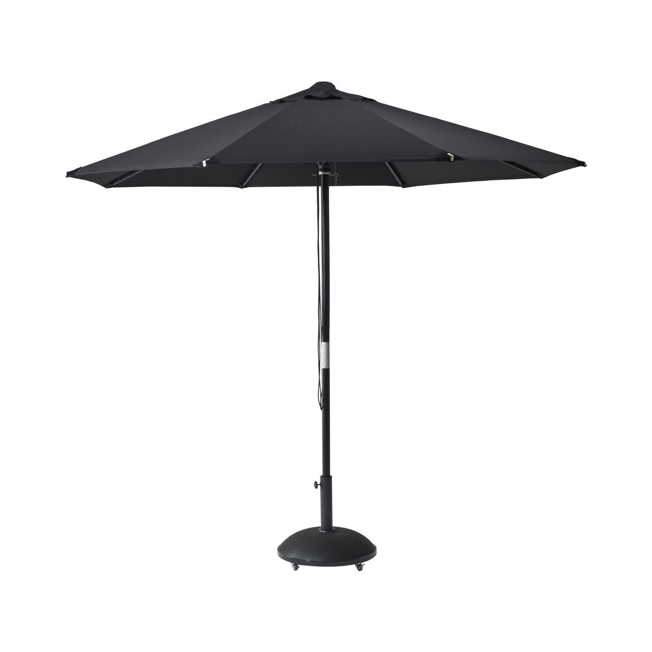 Shade Capri Nero Parasol - Full Black