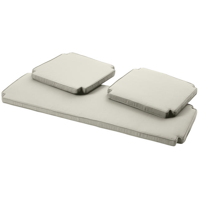 Rosenborg & Sofiero Three-Piece Cushion Set - Sandy Grey