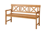 Sofiero Set - Three-Seater Bench, Two Chairs & Table - Teak