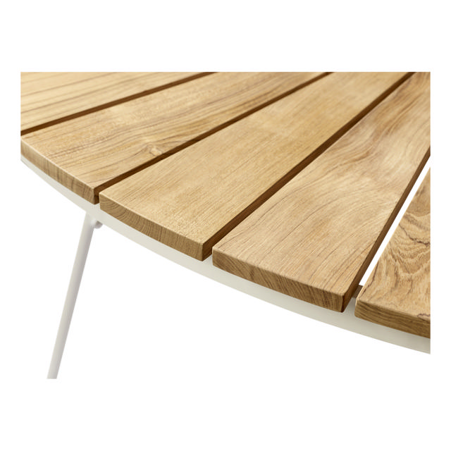 Ellen Set - 110 cm Table & Four Chairs - White