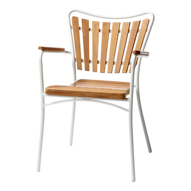 Ellen Set - 130 cm Table & Five Chairs - White