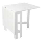 Butterfly & York - Drop-Leaf Table & Four Chairs - White