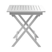 York Folding Table - White