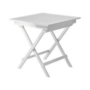 York Folding Table - White