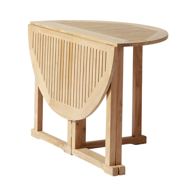 Butterfly Folding Table - Teak 110 cm