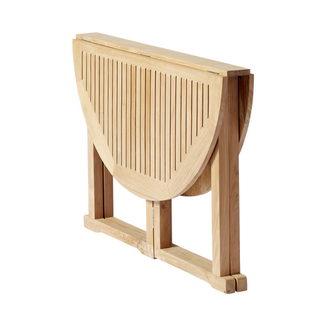Butterfly Folding Table - Teak 110 cm