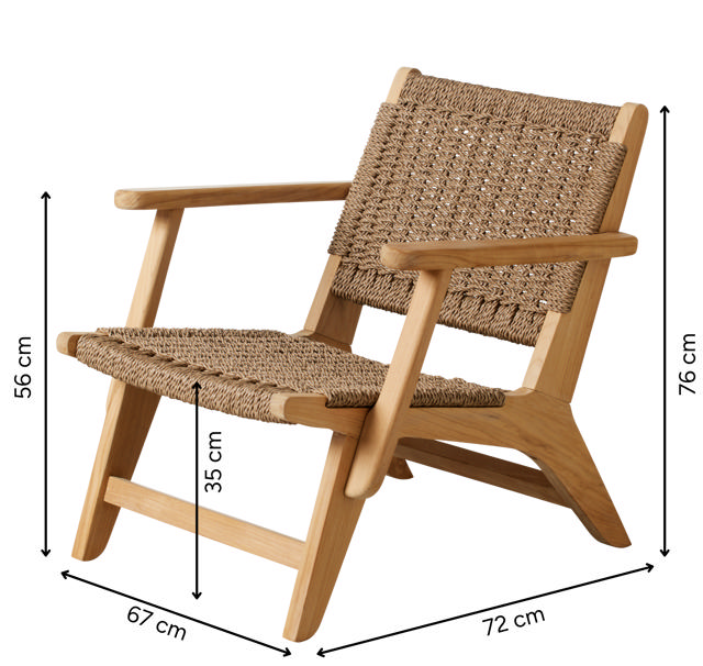 Eya Outdoor Chair - Viro Rope