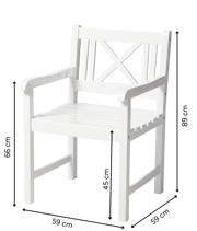 Rosenborg Chair - White