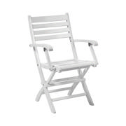 York Folding Chair - White