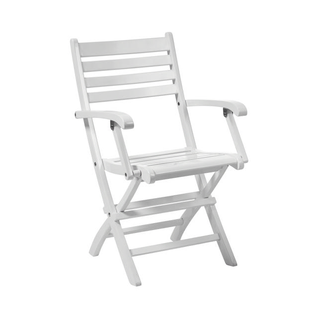 York Folding Chair - White