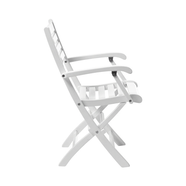York Folding Chair - White