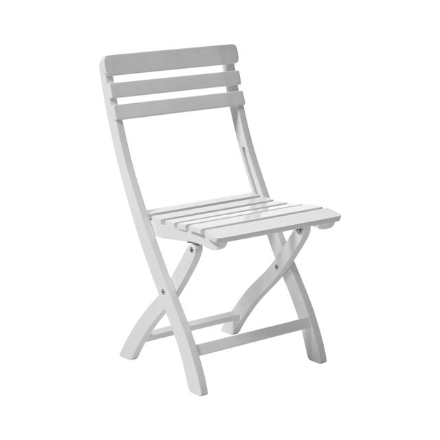 Clarish Folding Chair - White