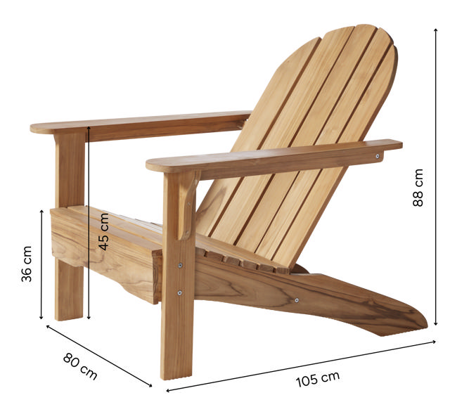 Adirondack Chair - Teak