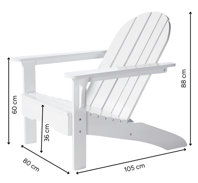 Adirondack Chair - White
