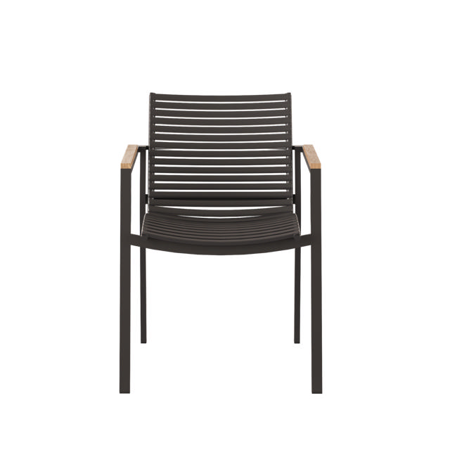 Mood Square Chair with Low Back - Anthracite