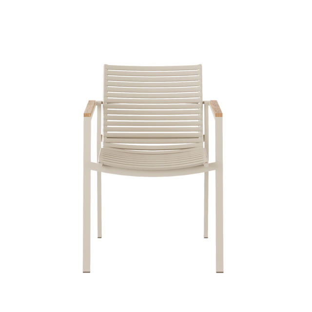 MOOD Square Chair with Low Back - Sandy Grey