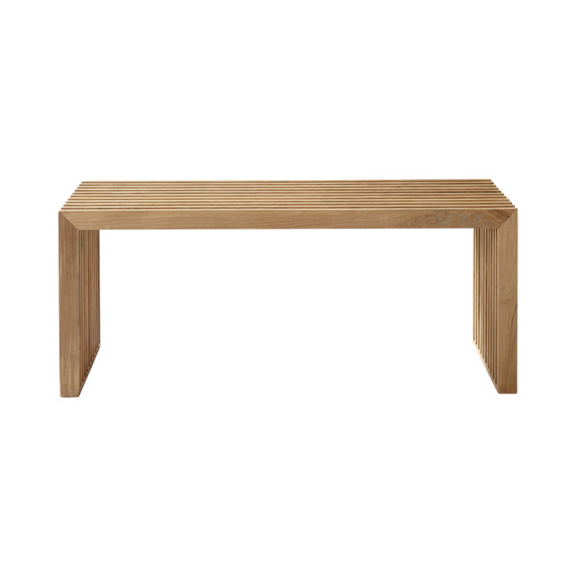 Rib Three-Seater Bench - Teak