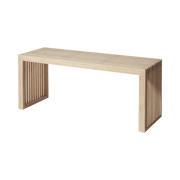 Rib Three-Seater Bench - Bamboo