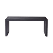 Rib Three-Seater Bench - Black