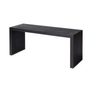 Rib Three-Seater Bench - Black