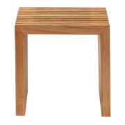 Rib Stool - Teak