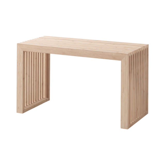 Rib Two-Seater Bench - Bamboo