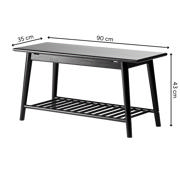 Noble Hallway Bench - Black