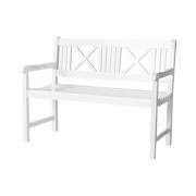 Rosenborg Two-Seater Bench - White