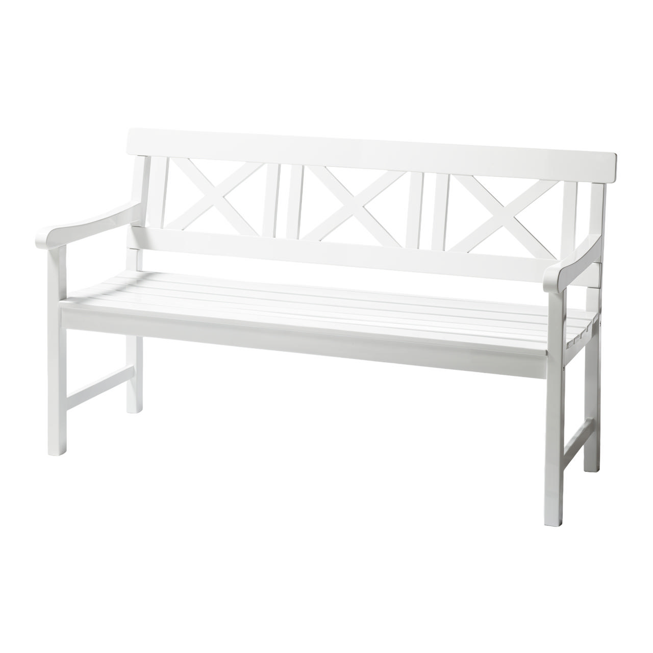 Sofiero Three-Seater Bench - White