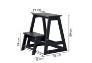 Skala Step Stool - Black