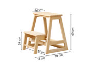 Skala Step Stool - Bamboo