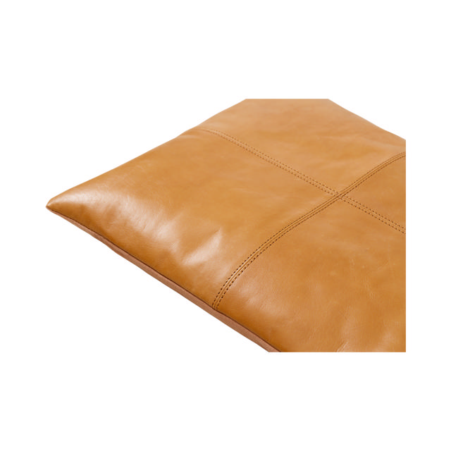 Rib Seat Cushion for Two-Seater Bench - Leather