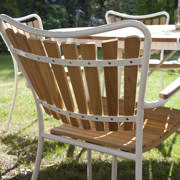 Ellen Set - 150 cm Table & Six Chairs - White