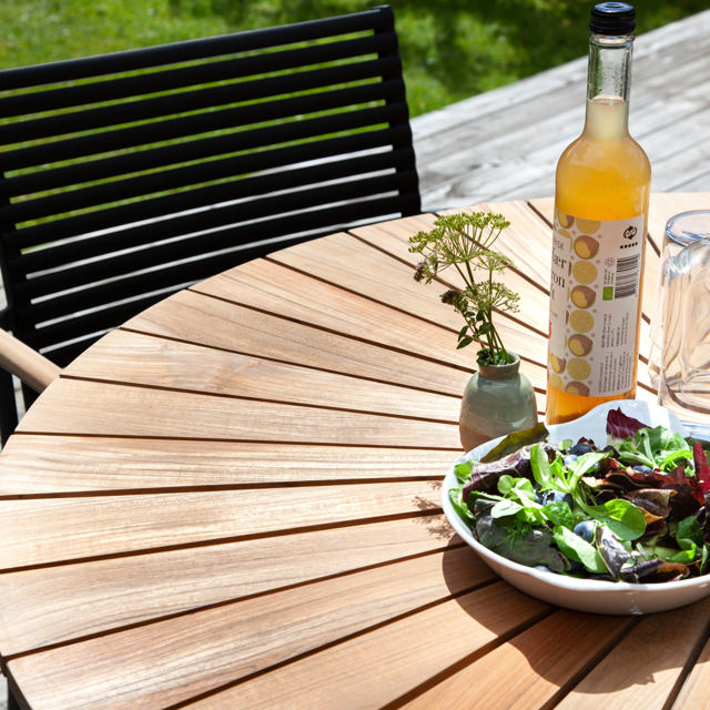 Ellen & Mood Classic Set - Table 150 cm & Six Chairs - Anthracite