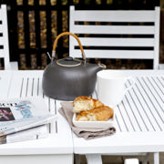 Butterfly & York - Drop-Leaf Table & Four Chairs - White