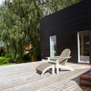 Adirondack Set with Cushions - White