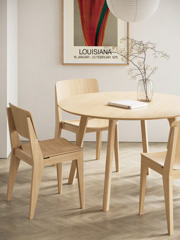 Elvo Set - Round Dining Table & Four Chairs