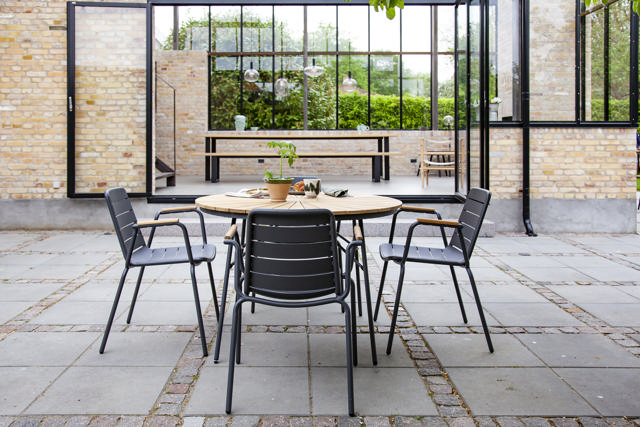 Ellen Table - Anthracite 110 cm