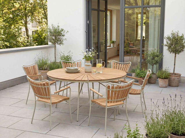 Ellen Table - Sandy Grey 150 cm