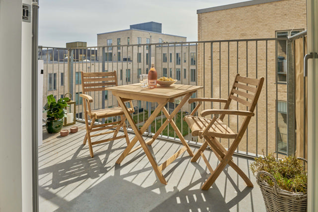 York Folding Table - Teak