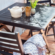 York Folding Table - Black