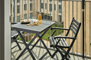 York Folding Table - Black